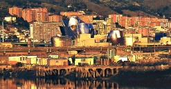 Il museo nel contesto urbano di Bilbao