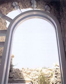 Oliveto Citra (Salerno), restauro Castello - Particolare
