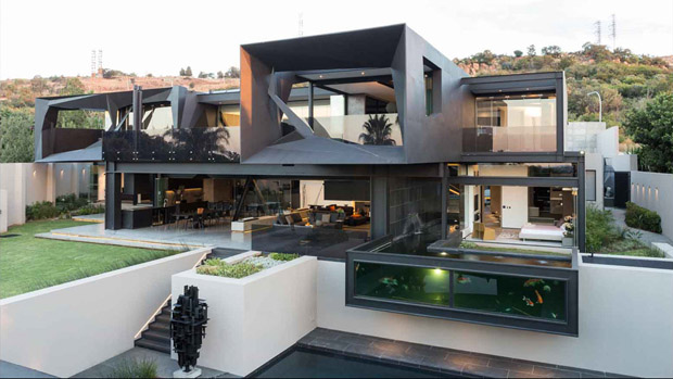 Kloof Road House by Nico van der Meulen Architects. [South Africa]
