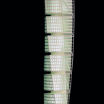 Model Turning Torso - Malm Tower, 1999-2005 - Modello (scala 1 :150) - Legno, plexiglas, polystyrene, metallo, cm 87 x 61 x 142 - Propriet Studio Calatrava  Santiago Calatrava