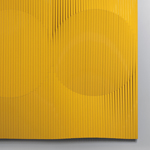 Morphing Yellow, 2009 - Alluminio, cm 183 x 13 x 183 - Propriet Studio Calatrava  Santiago Calatrava