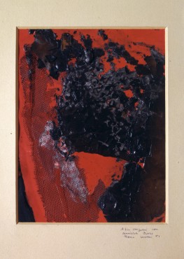 Combustione (con dedica a Luigi Magnani), 1961