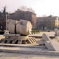 1994 - Nel vasto piazzale di Santa Croce è collocato il Monumento alla Via Emilia per opera di Pietro Cascella e donato alla città da Pietro Barillacaratterizzato da una grande conchiglia, simbolo della vita che si tramanda nel tempo