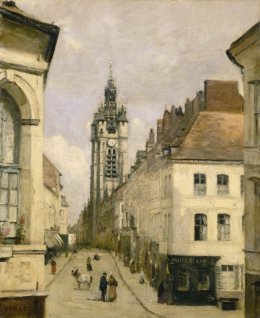 La torre campanaria di Douai, 1871