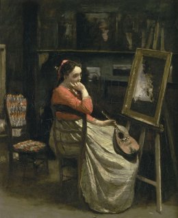 Lo studio di Corot, c. 1865-66