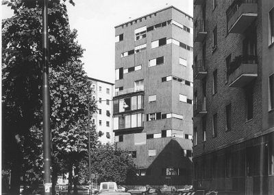 Edificio residenziale di via Ippolito Nievo 28 a Milano, 1955