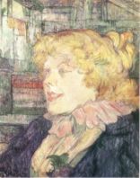 Miss Dolly, l'inglesina dello Star a Le Havre, 1899 - Olio su tavola, dim: 41 x 32,8 cm