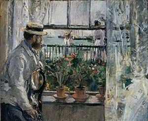 Eug&egrave;ne Manet &agrave; l'&icirc;le de Wight, 1875