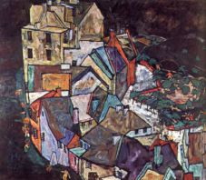 Egon Schiele - Periferia, 1918