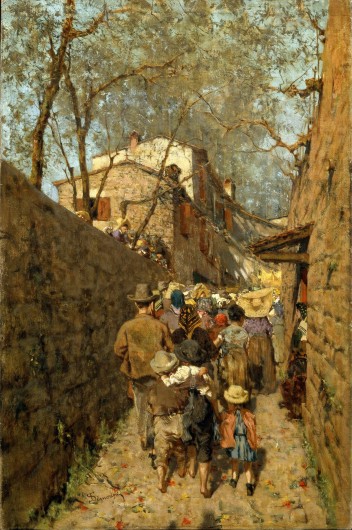 Processione a Settignano, 1880