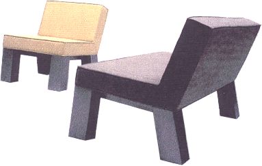 Sedie "Dice" di Hugo Timmermas, 1997