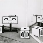 RR126 - Radiofonografo stereofonico - 1965 Progetto: Achille e Pier Giacomo Castiglioni - 1965, riedizione 2008 Produzione: Brionvega, Brionvega/Sim2 - ©Studio Museo Achille Castiglioni - Triennale Design Museum, Milano