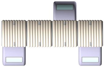 Planimetria della configurazione a quattro Moduli