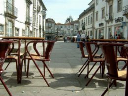 La cadeira portuguesa nel centro storico di Viana do Castelo