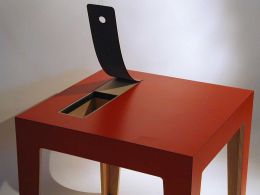 Table with hidden compartment