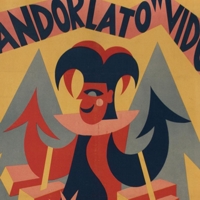Fortunato Depero - Mandorlato Vido (1924) - Dim: 140x100 cm - Litografia a colori