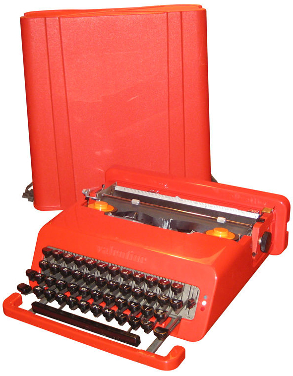 Ettore Sottsass, macchina per scrivere, Olivetti, 1968 
