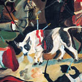 Antonio Ligabue, Corrida, olio su tavola di compensato, 1931-1932, 55x61 cm