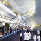 Stazione Metro King Abdullah Financial District, Riyad, Arabia Saudita, 2013 - 2020 © Zaha Hadid Architects