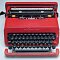 Valentine, portable typewriter - Design: Ettore Sottsass, 1969