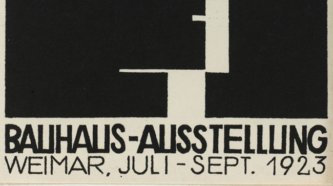 Herbert Bayer, Postcard for the Bauhaus exhibition, 1923 - Lithography - Photo © Centre Pompidou, MNAM-CCI, Dist. RMN-Grand Palais / All rights reserved
