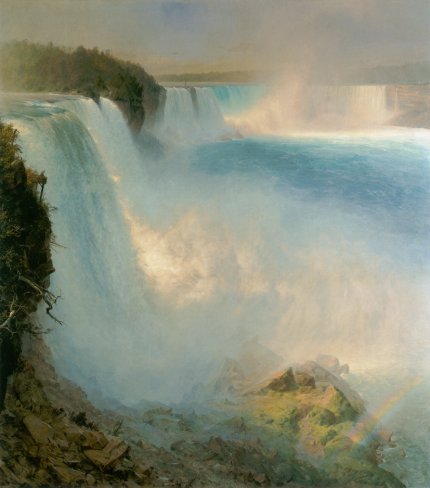 Le cascate del Niagara sul versante americano, 1867