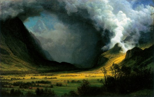 Tormenta in montagna, 1870-1880 ca.