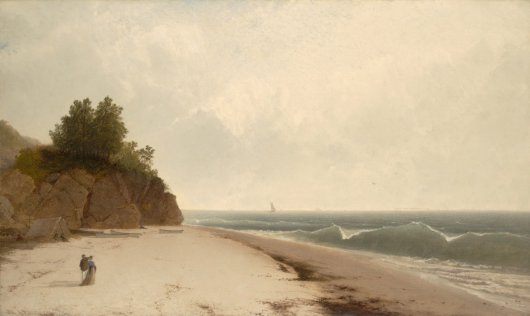 Figure sul lungomare (spiaggia di Beverly), 1869