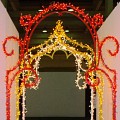 Giovanni Ozzola - Torii, questo  per te, 2006 - 3 porte in ferro, smalto, luci - Dim: 290 x 160 x 300 cm - Courtesy Galleria Continua, San Gimignano - Beijing
