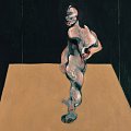 Francis Bacon (1909-1992) - Turning Figure (1962), olio su tela; 198,2x144,7 cm - Collezione privata