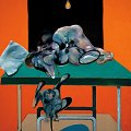 Francis Bacon (1909-1992) - Two figures with a monkey (1973), olio su tela; 147,9x198,3 cm - Citt del Messico, Museo Tamayo Arte Contemporneo, CONACULTA/INBA