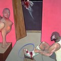 Francis Bacon (1909-1992) - Portrait of Michel Leiris (1976), olio su tela; 34x29 cm - Pargi, Centre Pompidou, Muse National d'Art Moderne, Centre de cration industrielle, dono Louise e Michel Leiris 1984 (inv. AM 1984-487)
