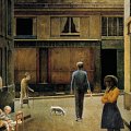 Balthus - Le Passage du Commerce Saint-Andr, 1952-1954 - Huile sur toile, 294 x 330 cm - Collection prive