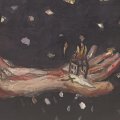 Georg Baselitz - La mano, La casa in fiamme