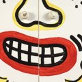 Keith Haring, Untitled (Happy Face), 1987 - Acrilico su due porte di legno, 33x43x0,6 cm cad.