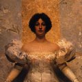 Giacomo Grosso - La femme 1895, Olio su tela, cm 295 x 160 - Asti, Museo Civico e Pinacoteca