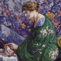 Ulisse Caputo - L'ora del the 1914  Collezione privata
