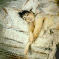 Giovanni Boldini, La contessa De Rasty a letto, pastelli su carta, cm 60x40, 1880c., collezione privata