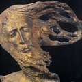 Pericle Fazzini - Resurrezione (part. del volto di Cristo), 1987 - Dim: 39 x 48 x 36 cm, Fusione in bronzo a cera persa