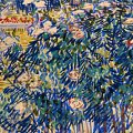 Vincent van Gogh - Roseto in fiore nel giardino dell'ospedale, 1889 - Olio diluito e inchiostro su carta vergata, cm 61,4 x 46,7 - Kröller Müller Museum, Otterlo