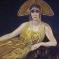 Alberto Martini: Ritratto di Wally Toscanini, 1925, pastello, cm 131x204, Roma, Collezione Privata