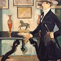 Mario Cavaglieri: Giulietta en coulotte de cheval, 1920 - Collezione privata