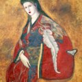 Anselmo Bucci: La Giapponese, 1919, olio su tela, cm 130x94, Monza, Courtesy Galleria Antologia