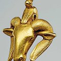 Testa di ariete, amuleto (proveniente probabilmente da un collier reale) - Terzo periodo intermedio, XXV Dinastia (747-664 circa a.C.) - The Metropolitan Museum of Art, New York