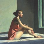 Edward Hopper - Morning Sun (Sole del mattino), 1952 - Olio su tela, 71,44x101,93 cm - Columbus Museum of Art, Ohio; acquisizione dal Howald Fund, 1954.031