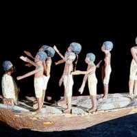 Modello di imbarcazione, Fine Primo Periodo Intermedio (2100 a. C. - 1900 a. C.), Torino, Soprintendenza Museo Egizio