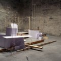 Alice Cattaneo, Untitled, 2006, La Giovine Italia, Gambettola, wood, balsa, foam board, tape, 300 x 250 x 350 cm approx.