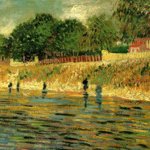 Vincent Van Gogh: Le rive della Senna, 1887, olio su tela, cm 32 x 46. Amsterdam, Van Gogh Museum