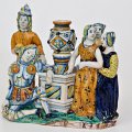 Calamaio Il giudizio di Paride - Maiolica, Faenza, 1505 - Dim: h. cm 31,5; l. cm 32,2 - Faenza, Museo Internazionale delle Ceramiche