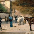 Giovanni Fattori (Livorno, 1825 - Firenze, 1908) - Viale principe Amedeo